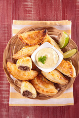 empanada with beef