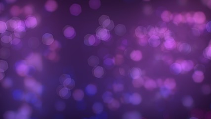 Bright bokeh on dark background.