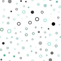 Light Blue, Green vector seamless texture with disks.