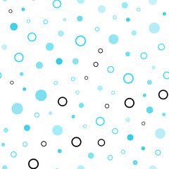 Light BLUE vector seamless texture with disks.