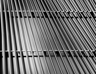 Obraz premium Abstract close-up view of modern silver ventilated on building