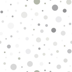 Light Gray vector seamless texture with disks.