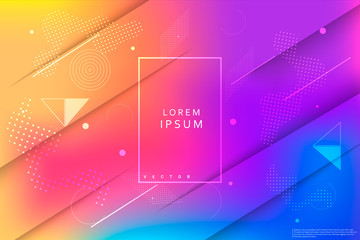 Liquid color background design. Fluid gradient shapes composition. Futuristic design posters. Eps10 vector.