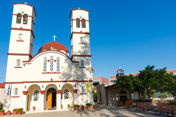Crete. The Orthodox Church in Georgioupolis.