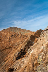View on the peaks. Western Tatras.