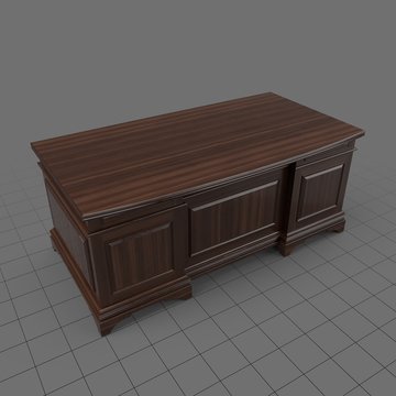 Classic wood desk