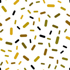 Dark Green, Yellow vector seamless pattern with sharp lines.