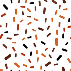Light Orange vector seamless texture with colored lines.