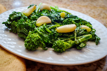 Sauteed Garlic Broccoli Rabe