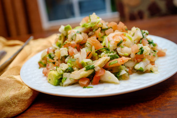 Peruvian Shrimp Ceviche