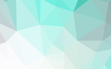 Light BLUE vector gradient triangles pattern.