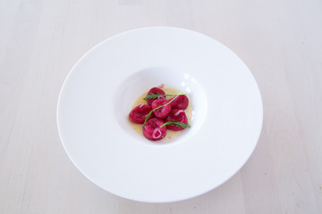 Gnocchi with Beetroot
