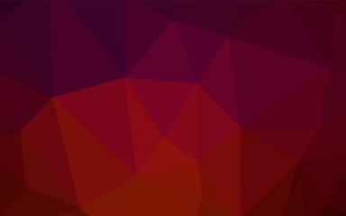 Light Orange vector abstract polygonal background.