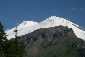 View of mount Elbrus.