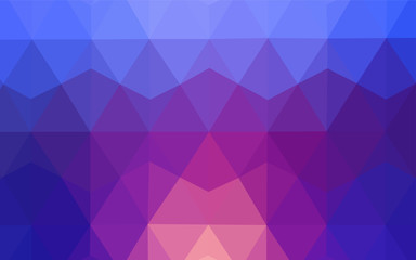 Light Blue, Red vector abstract polygonal background.