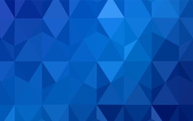 Light Blue, Yellow vector polygonal template.