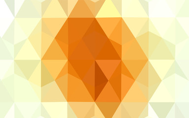 Fototapeta premium Dark Red vector low poly layout.