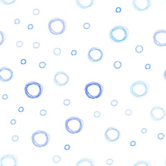 Light Pink, Blue vector seamless cover with spots.