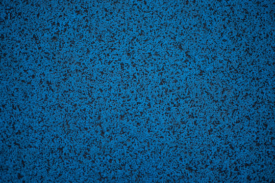Blue porous surface abstract background (Recycled Rubber Tile). 