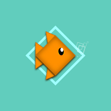 pez cuadrado hexagono