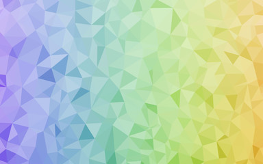 Light Multicolor vector low poly cover.
