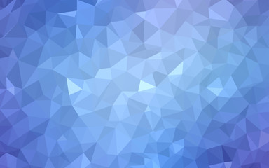 Fototapeta na wymiar Light Pink, Blue vector polygonal pattern.