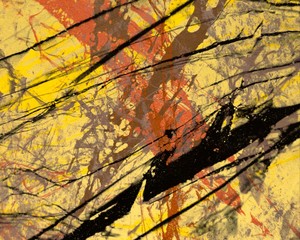Colorful ink painting. Abstract background. Hand made.