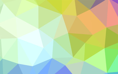 Obraz premium Light Multicolor vector polygon abstract backdrop.