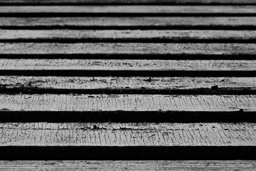 Black and white peeling boards, soft focus