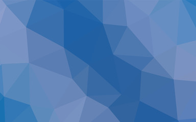 Dark Green vector polygon abstract background.