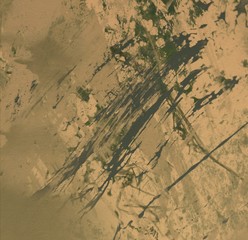 Artistic abstract modern painting.