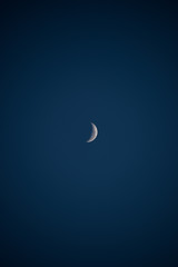 Waxing moon vertical