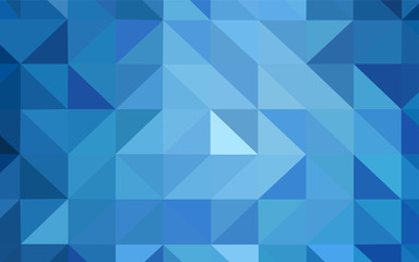 Light BLUE vector polygonal background.