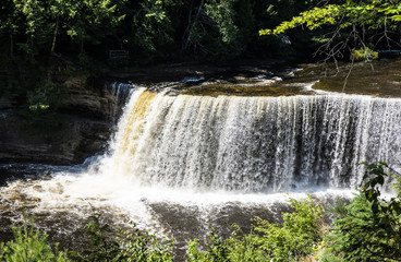 Waterfall in the Upper Peninsula of Michigan