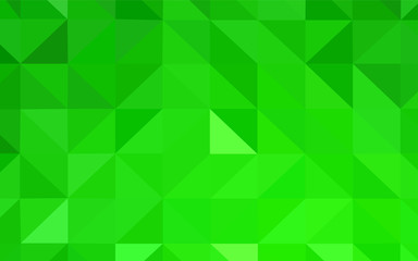 Fototapeta premium Light Green vector polygonal pattern.
