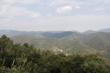 Obraz premium Paysage de montagne dans les Cévennes