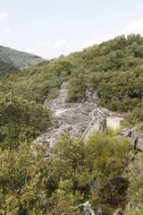 Paysage de montagne dans les Cévennes	