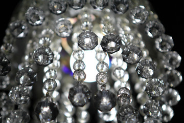 crystal chandelier with light
