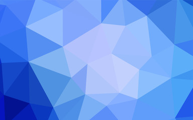 Light BLUE vector gradient triangles template.