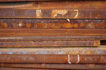 Old rusty galvanized iron texture pattern background