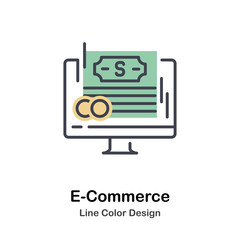 E-Commerce Lineal Color Icon
