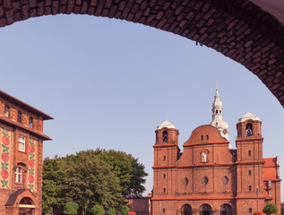 Katowice, Nikiszowiec, Traditional, old buildings of the mining district of Silesia © Rochu_2008