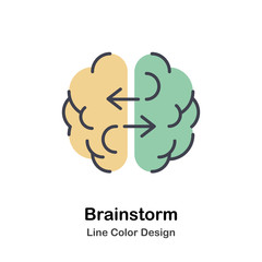 Brainstorm Lineal Color Icon