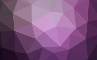 Light Purple vector polygon abstract layout.