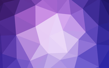Fototapeta premium Light Pink, Blue vector shining triangular cover.