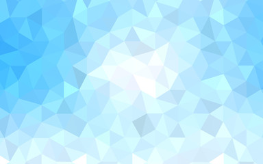 Obraz premium Light BLUE vector shining triangular layout.