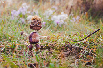 chestnut animal figure in nature