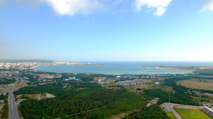 Novorossiysk quay  Cemes Bay, Black Sea, Krasnodar region, Russia 2018-08-08