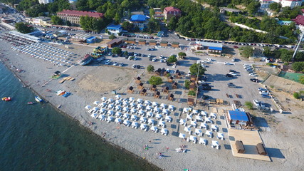 Novorossiysk quay  Cemes Bay, Black Sea, Krasnodar region, Russia 2018-08-08