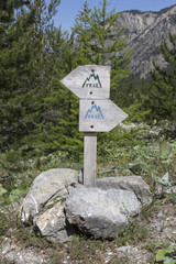 Signalétique montagne